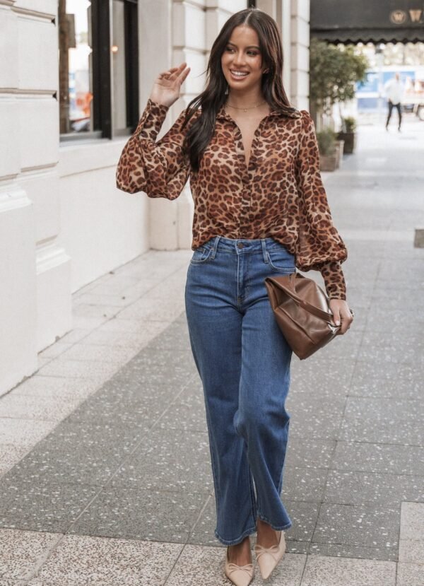 Blouse - Leopard - Image 2