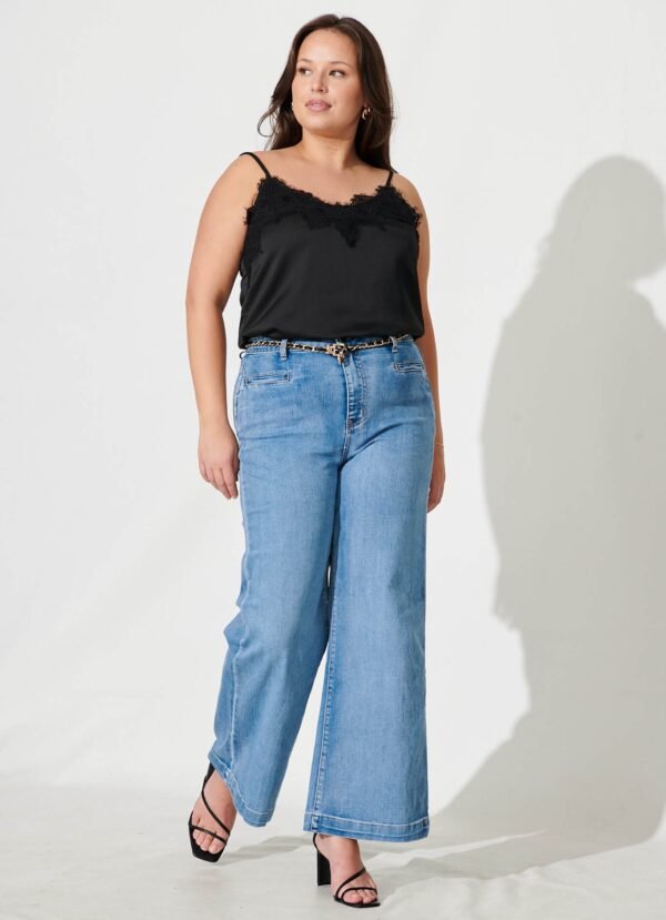 Top In Black Satin - Image 6