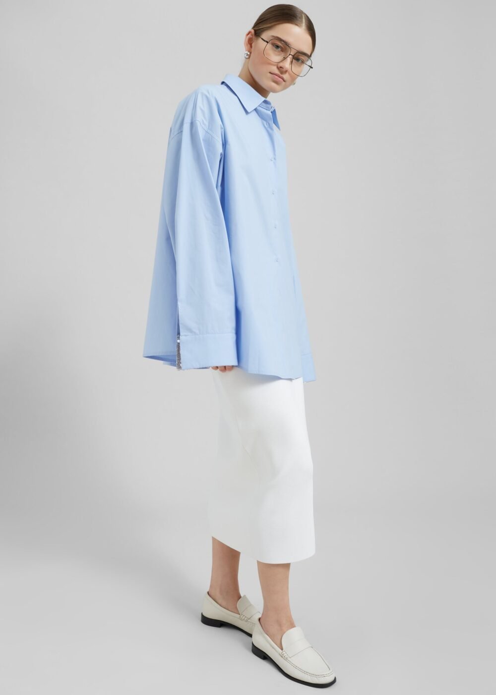 Button Up Shirt - Sky - Image 4