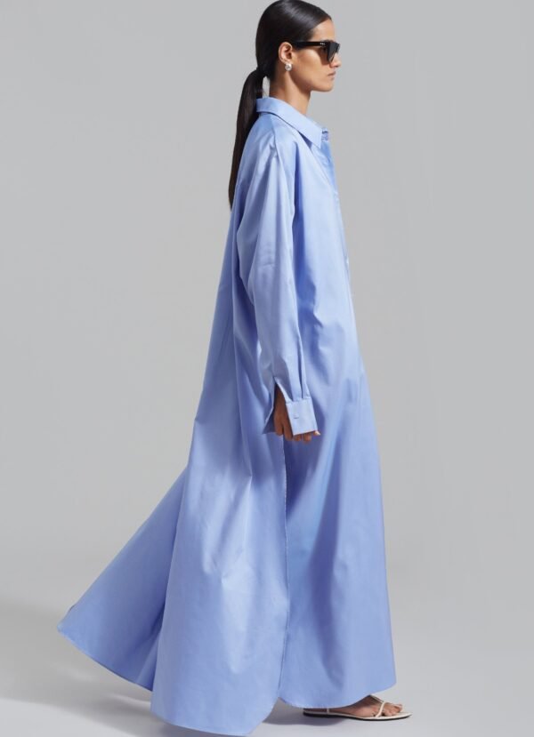 Shirt Dress - Blue - Image 5
