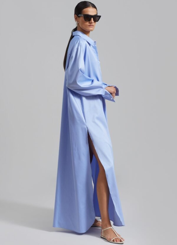 Shirt Dress - Blue - Image 2