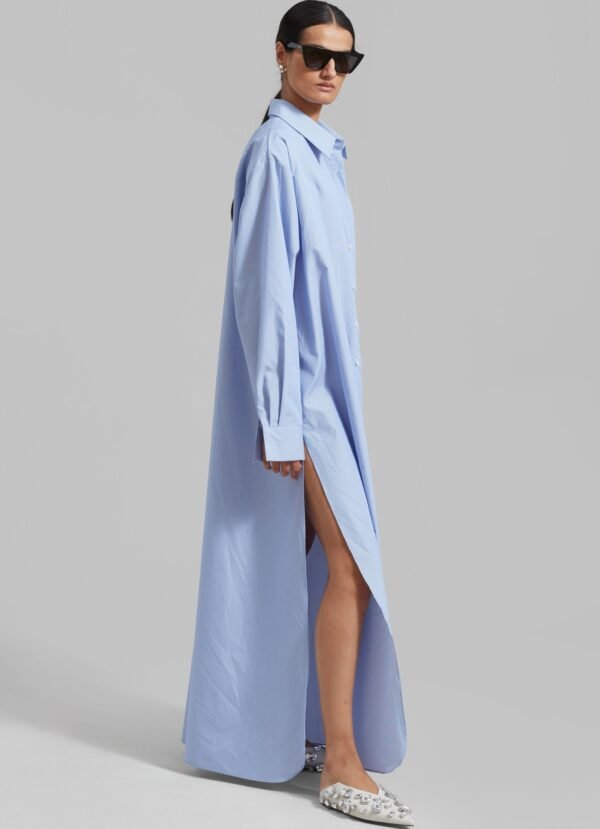 Shirt Dress - Blue Stripe - Image 2