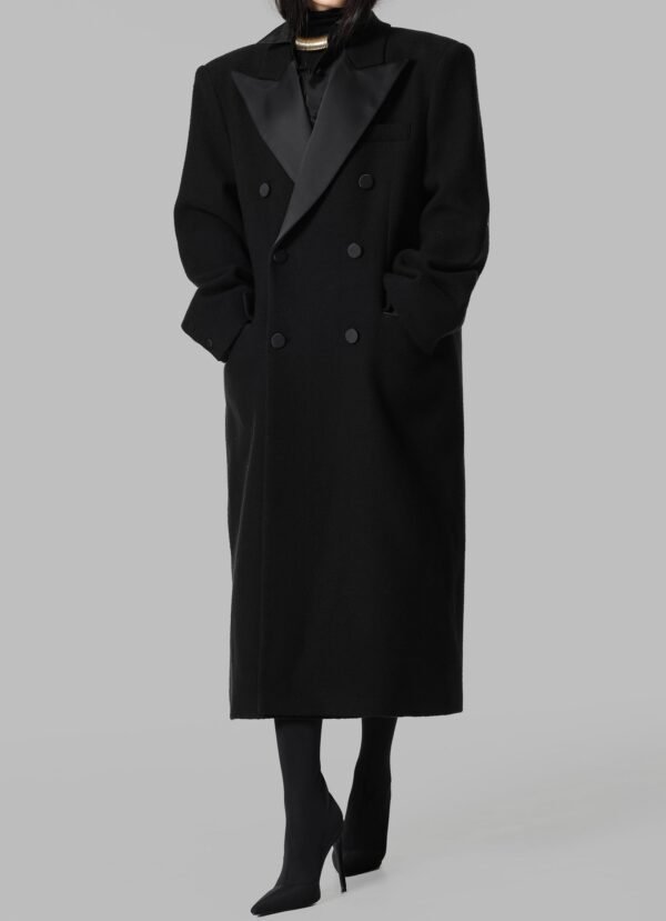 Oversized Coat - Black - Image 10