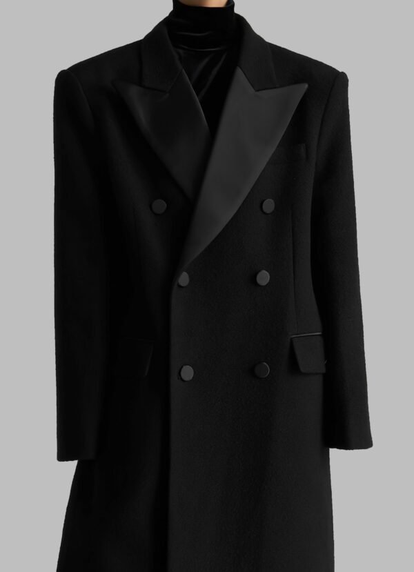 Oversized Coat - Black - Image 13