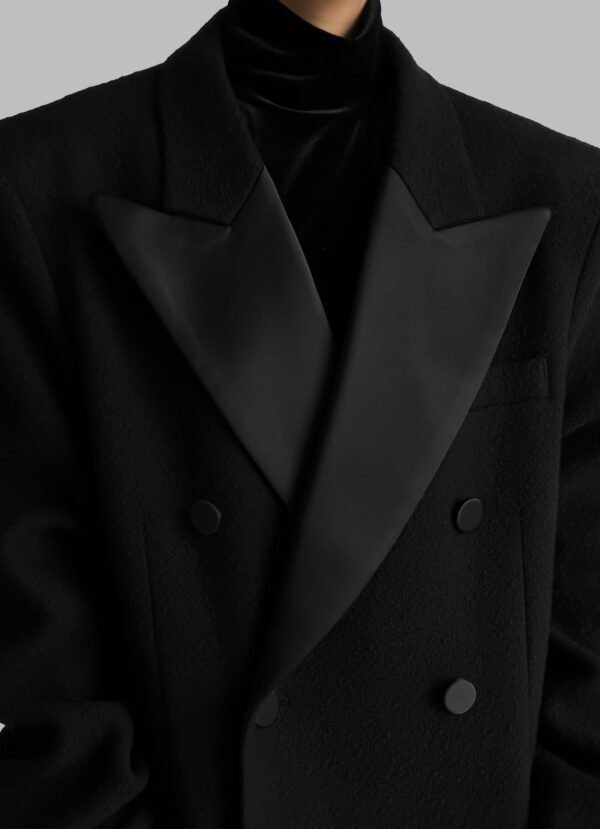 Oversized Coat - Black - Image 14
