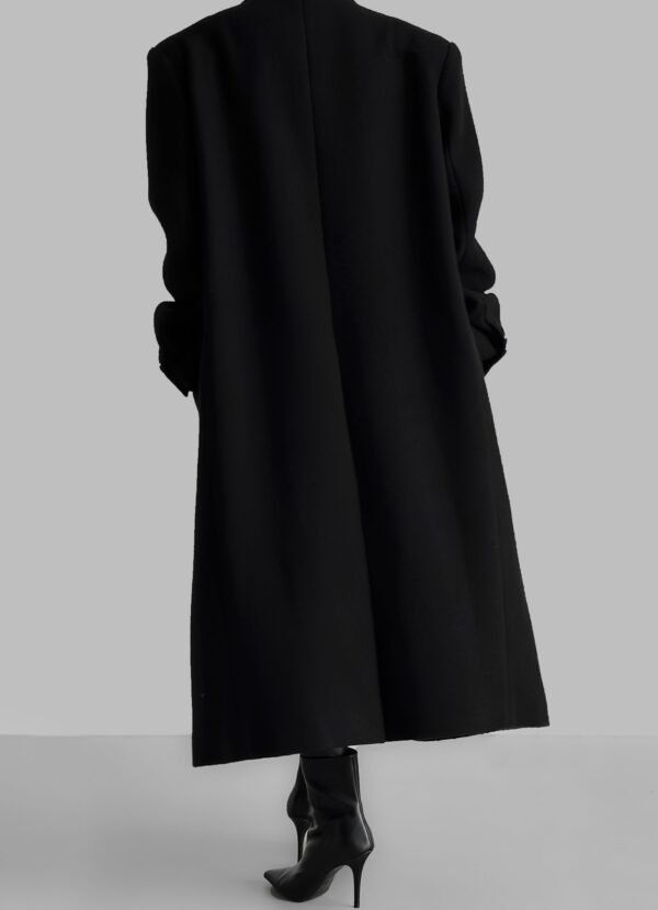 Oversized Coat - Black - Image 17