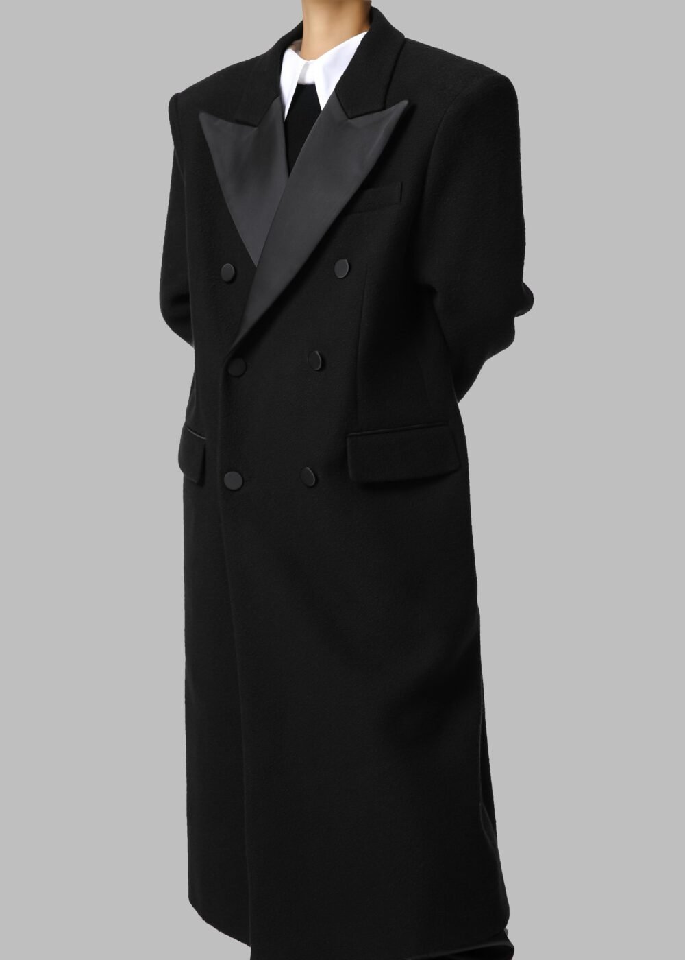 Oversized Coat - Black - Image 16