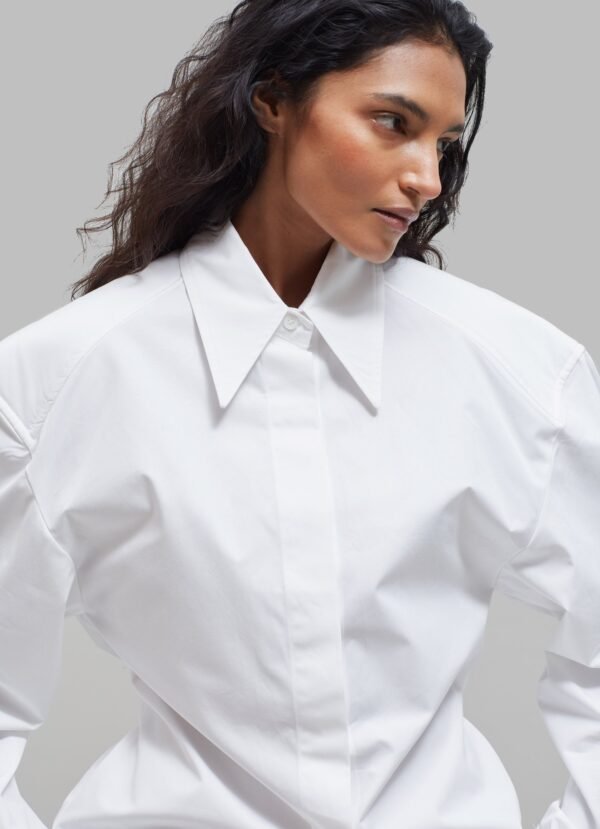 Padded Shirt - White - Image 5
