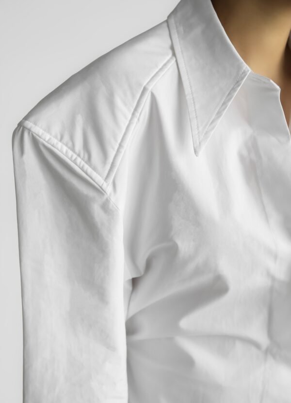 Padded Shirt - White - Image 9
