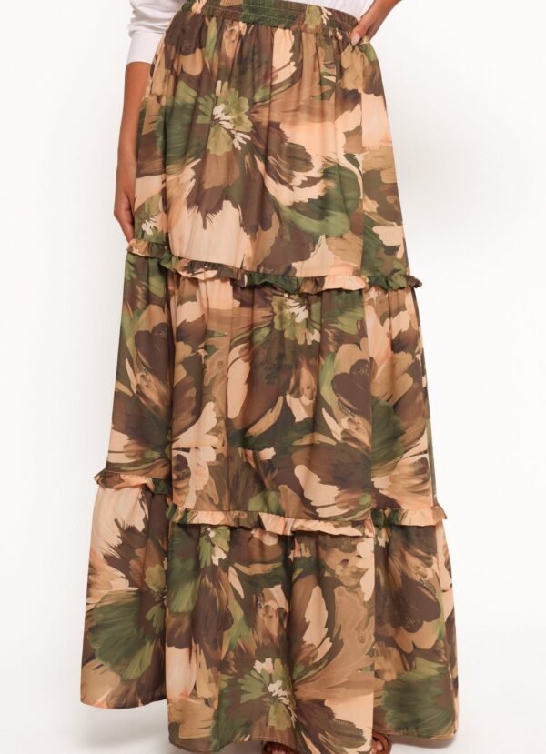Midi Skirt - Dark Floral - Image 5