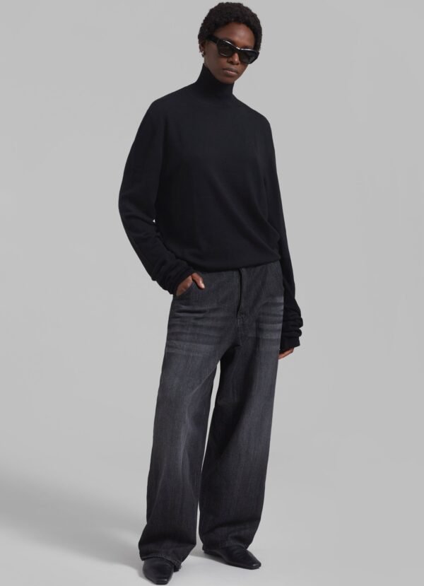 Oversized Jeans - Grey - Image 11