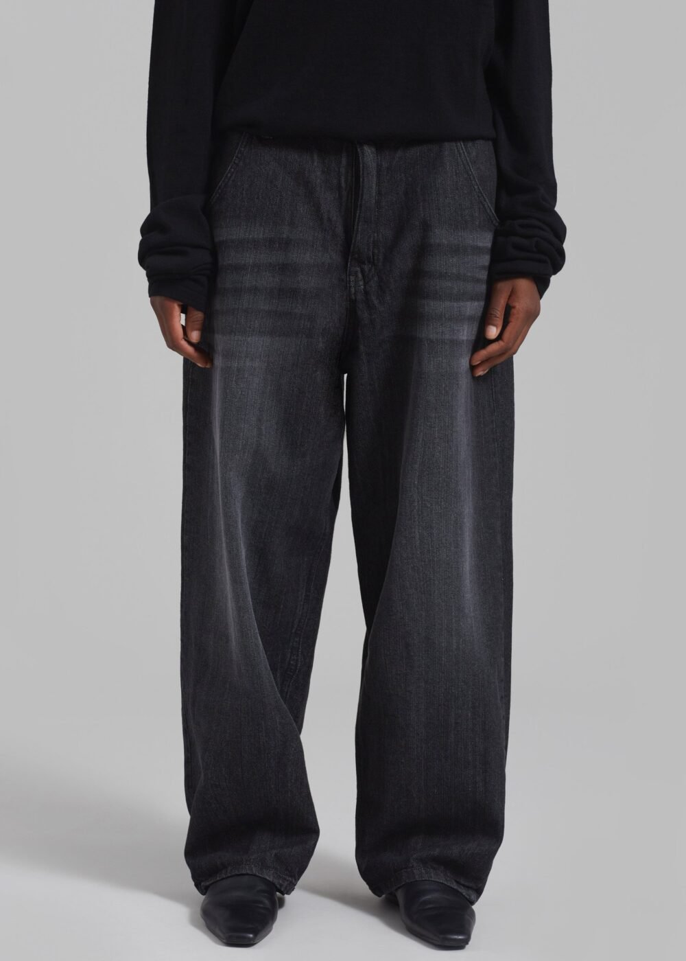 Oversized Jeans - Grey - Image 13