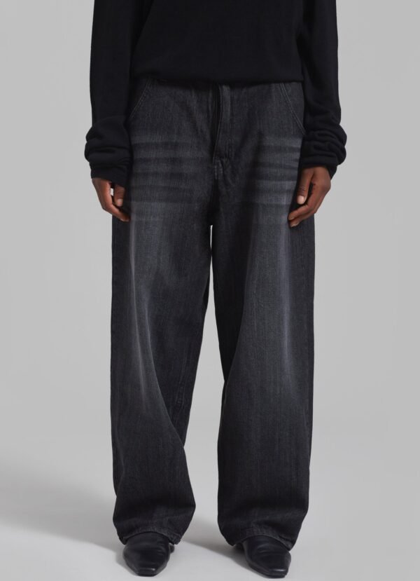 Oversized Jeans - Grey - Image 13