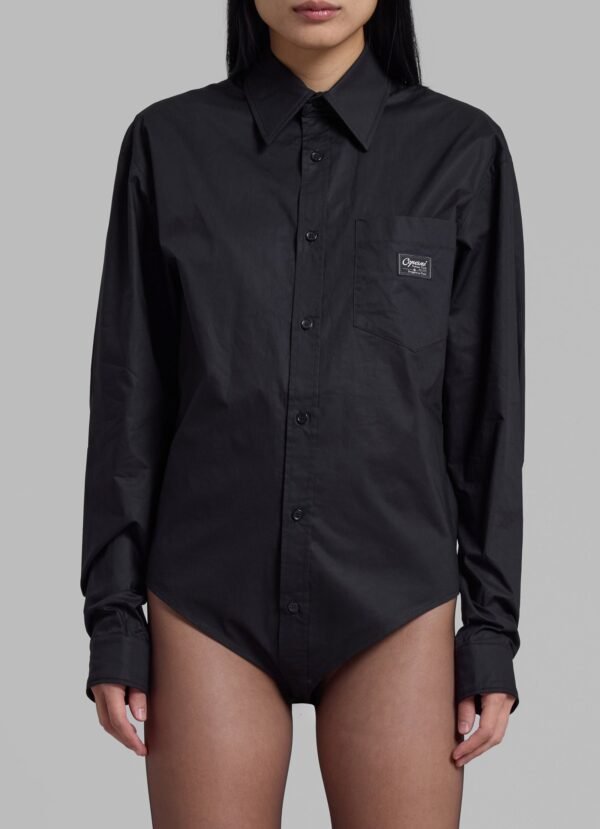 Body Poplin Shirt - Black - Image 2