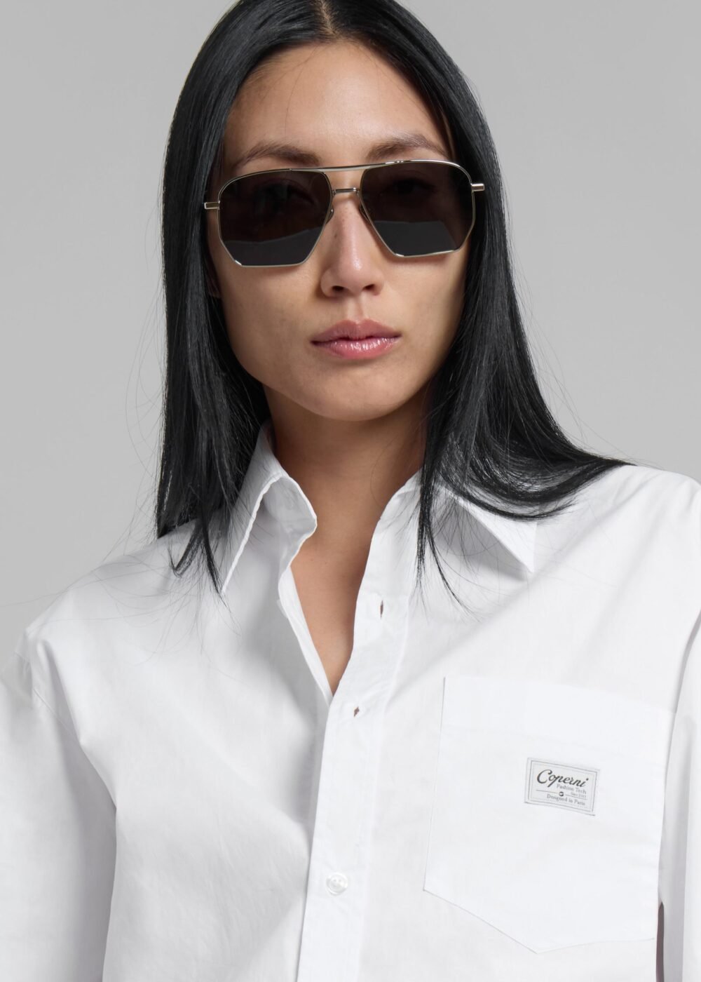 Body Poplin Shirt - White - Image 2