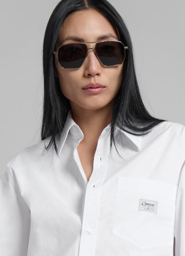 Body Poplin Shirt - White - Image 2