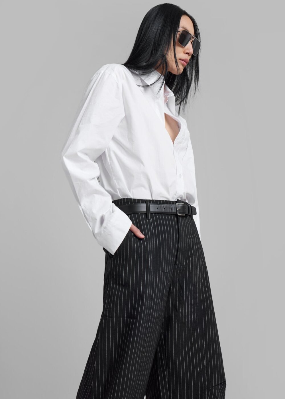 Body Poplin Shirt - White - Image 6