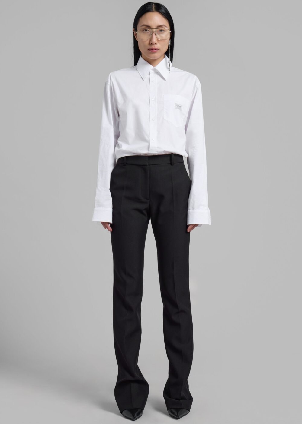 Body Poplin Shirt - White - Image 4