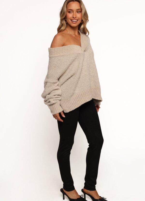 Faux Suede Pant - Black - Image 5
