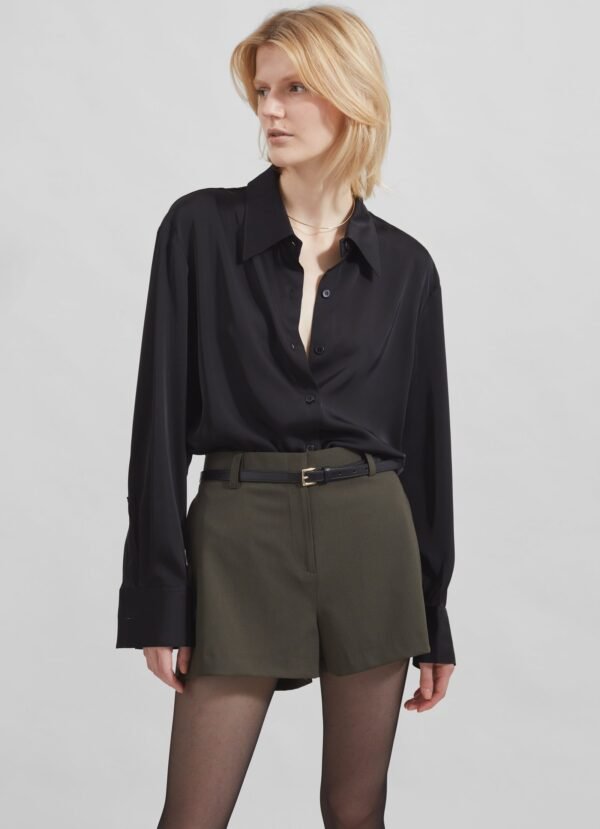 Button Up Shirt - Black - Image 3