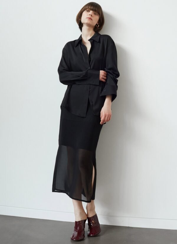 Button Up Shirt - Black - Image 5
