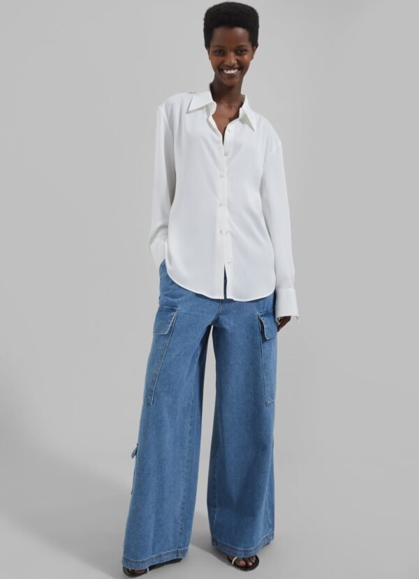Button Up Shirt - Ivory - Image 4