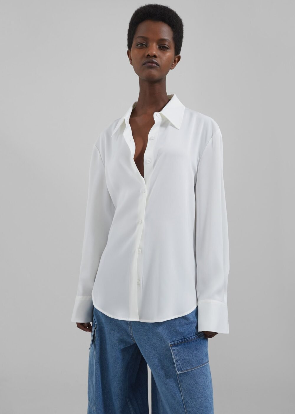 Button Up Shirt - Ivory