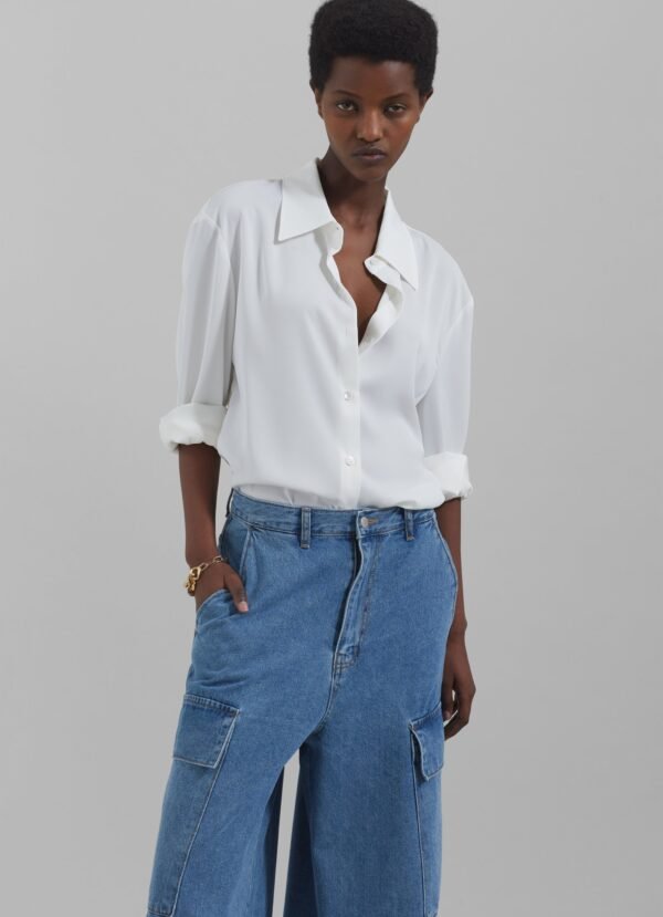 Button Up Shirt - Ivory - Image 7