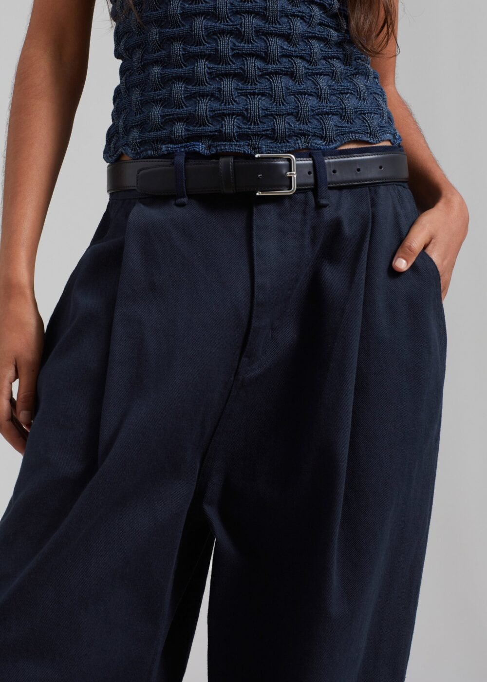 Denim Pants - Navy - Image 2