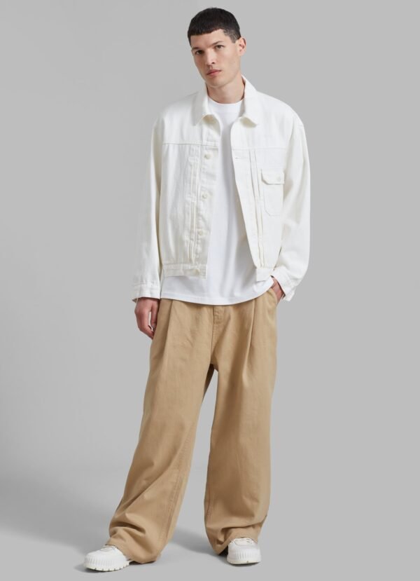 Denim Pants - Beige - Image 12
