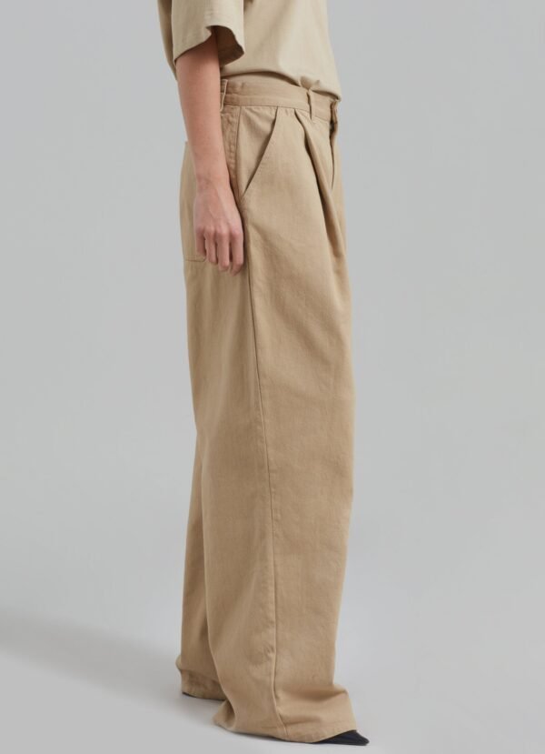 Denim Pants - Beige - Image 6