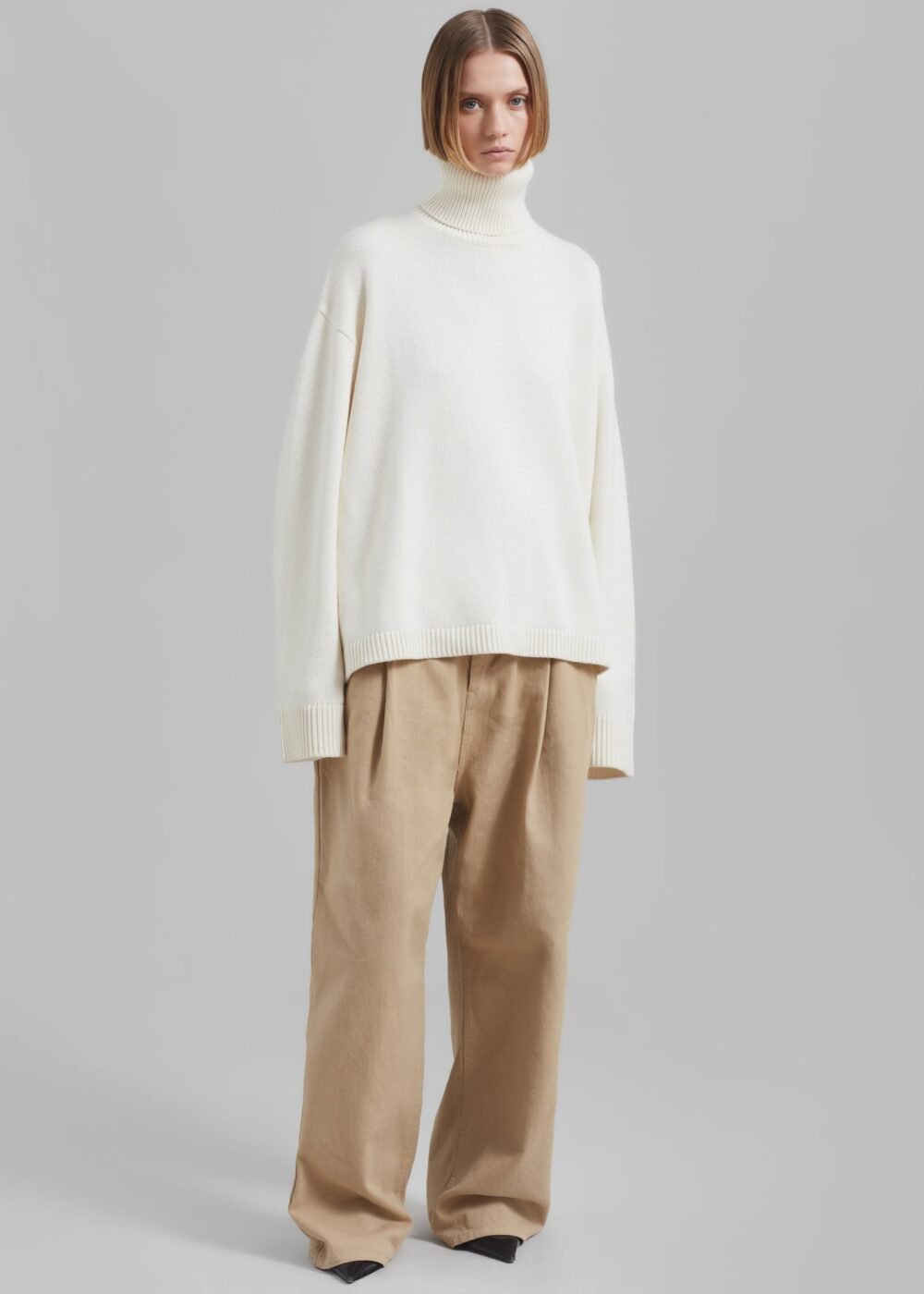 Denim Pants - Beige - Image 3