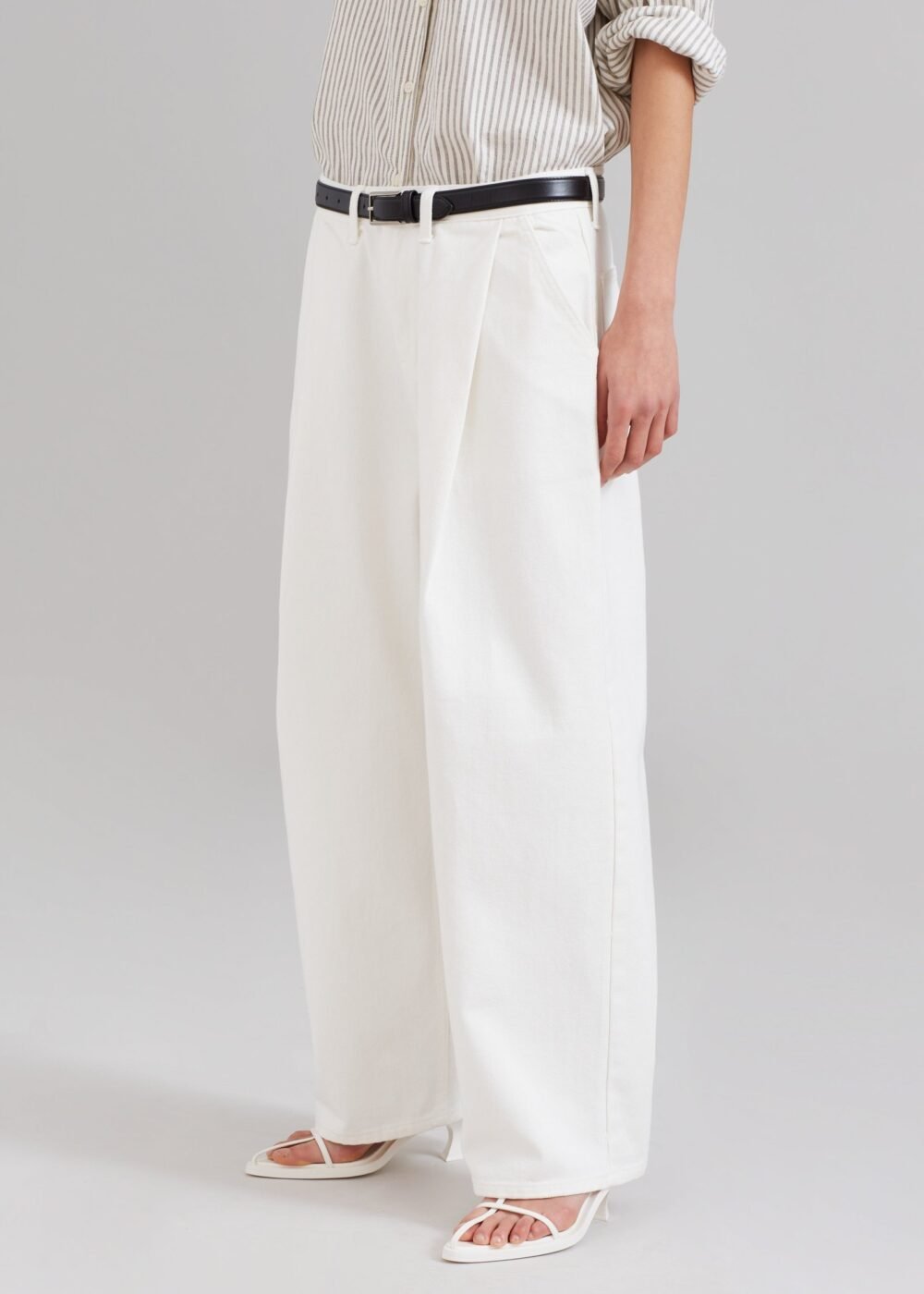 Denim Pants - White - Image 5