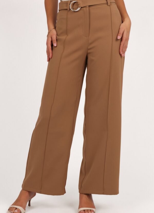 Belted Pant - Mocha - Image 2
