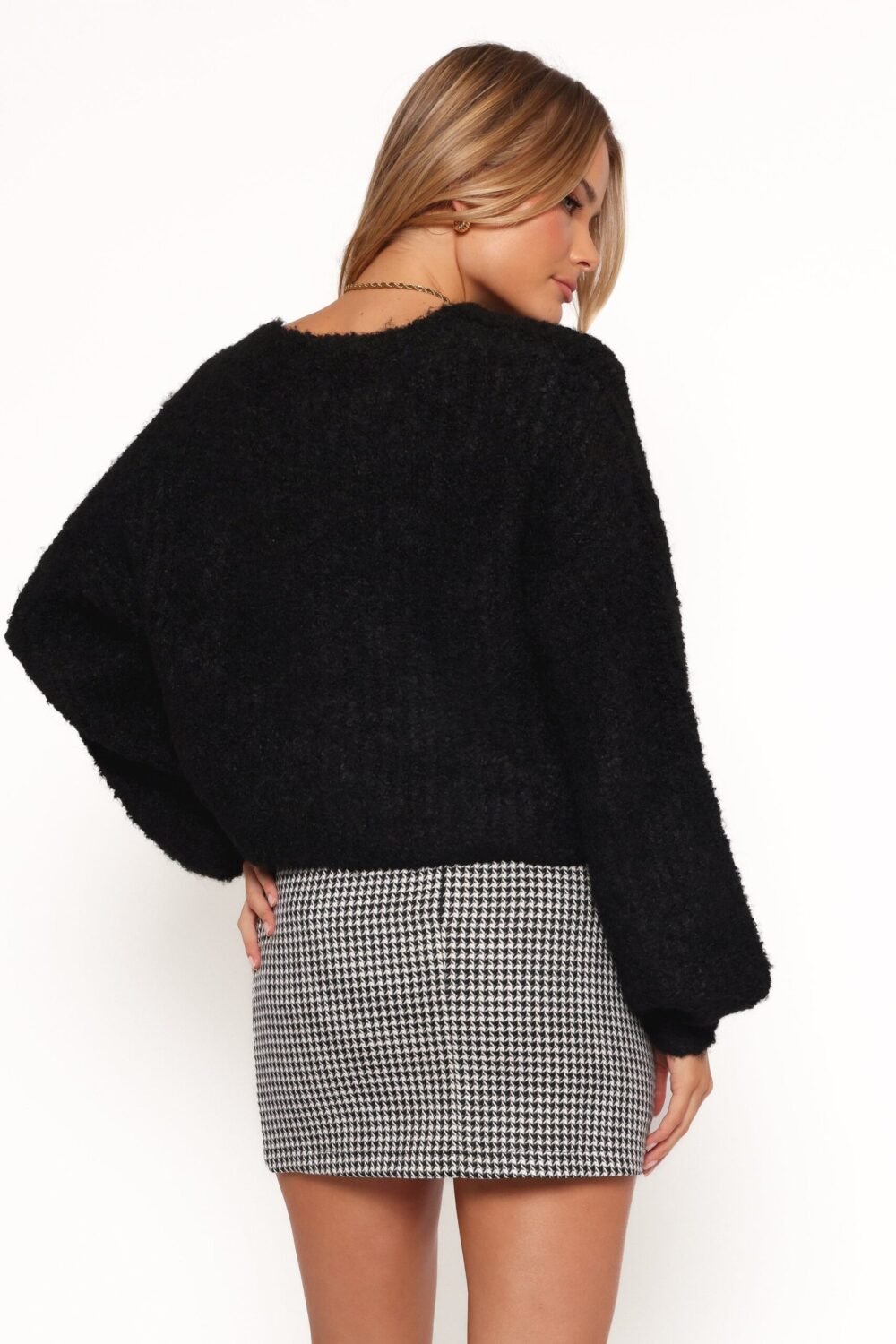 Mini Skirt - Black Cream - Image 5
