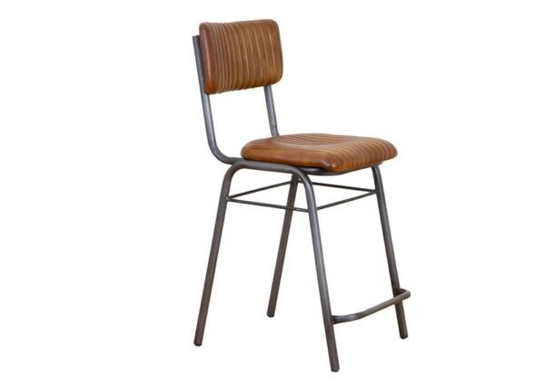 Fitzroy Counter Stool - Stackable - Burnt Ash