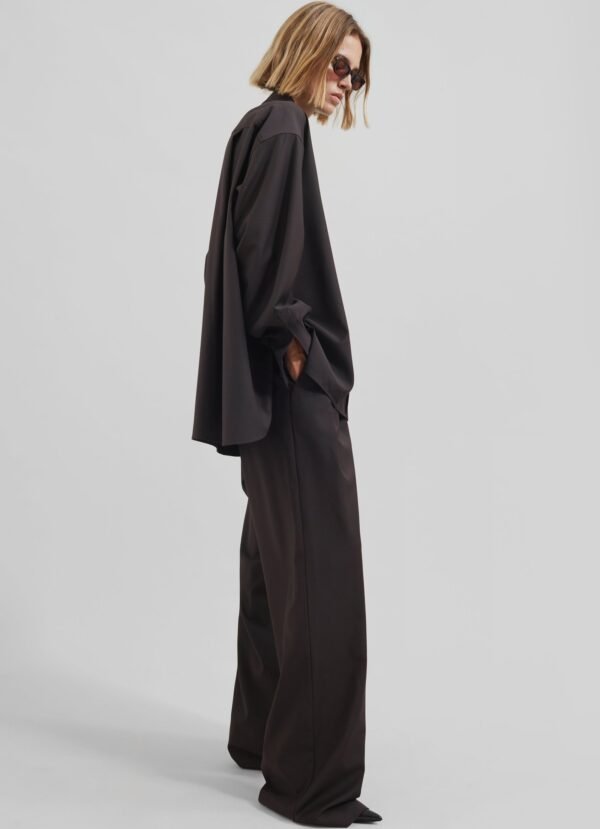 Wool Blend Shirt - Brown - Image 8