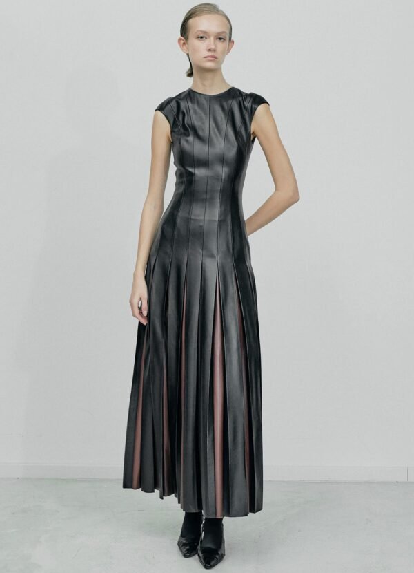 Dress- Black/Brown - Image 3