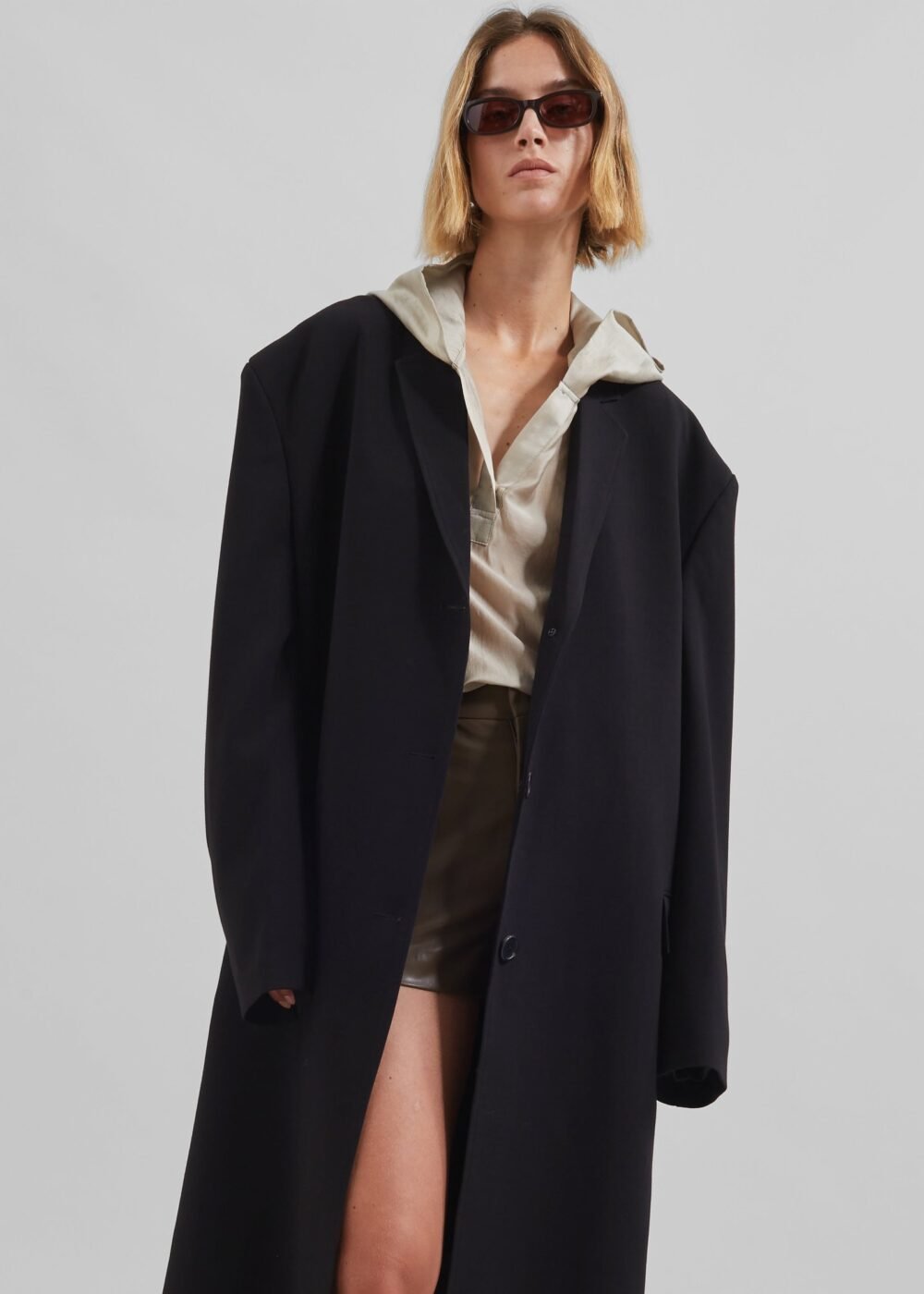 Long Coat - Black - Image 7
