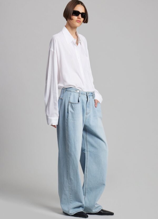 Denim Pants - Light Wash - Image 6
