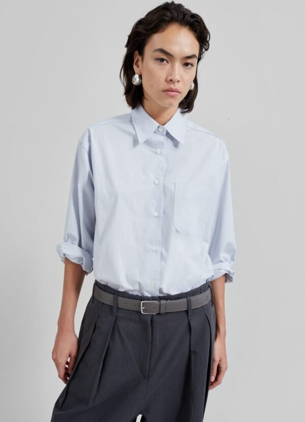 Button Up Shirt - Light Blue - Image 4