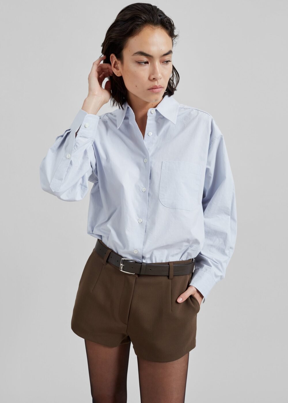 Button Up Shirt - Light Blue - Image 2