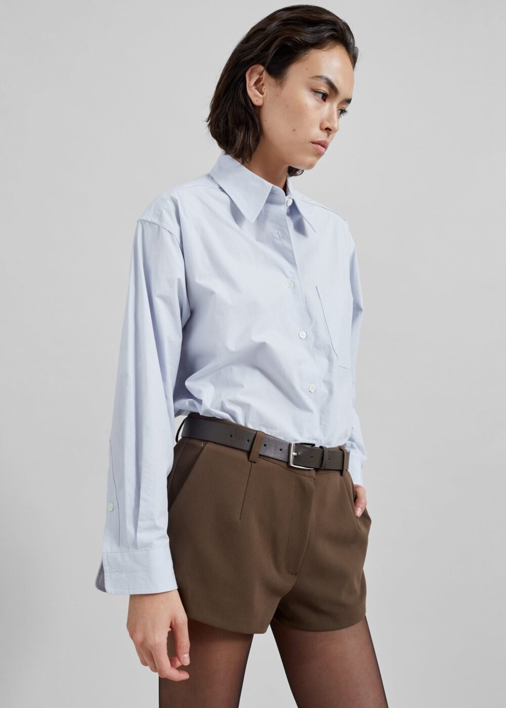 Button Up Shirt - Light Blue - Image 10