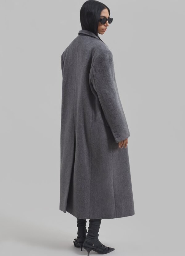 Wool Coat - Grey - Image 15