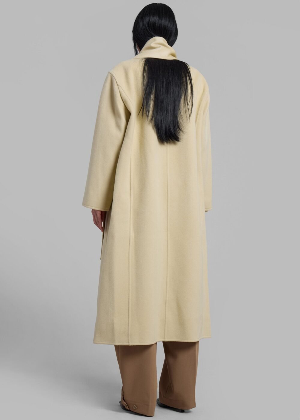 Wool Coat - Beige - Image 10