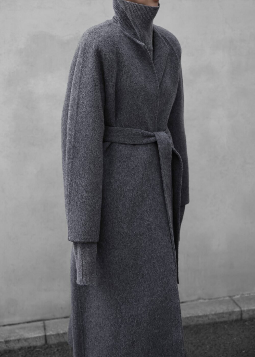 Wool Coat - Grey - Image 2