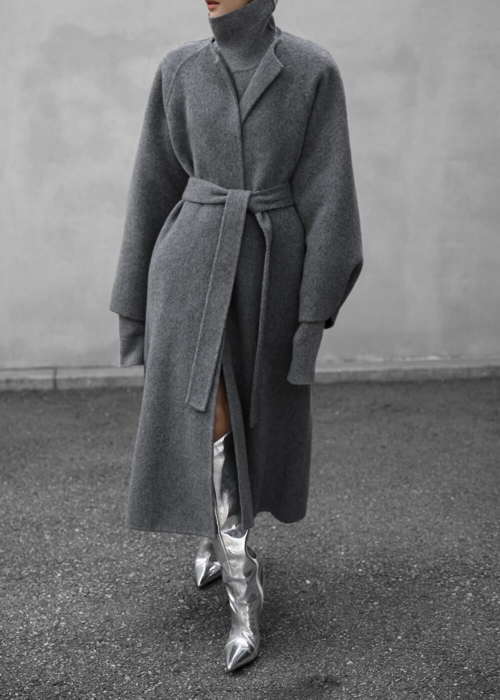 Wool Coat - Grey