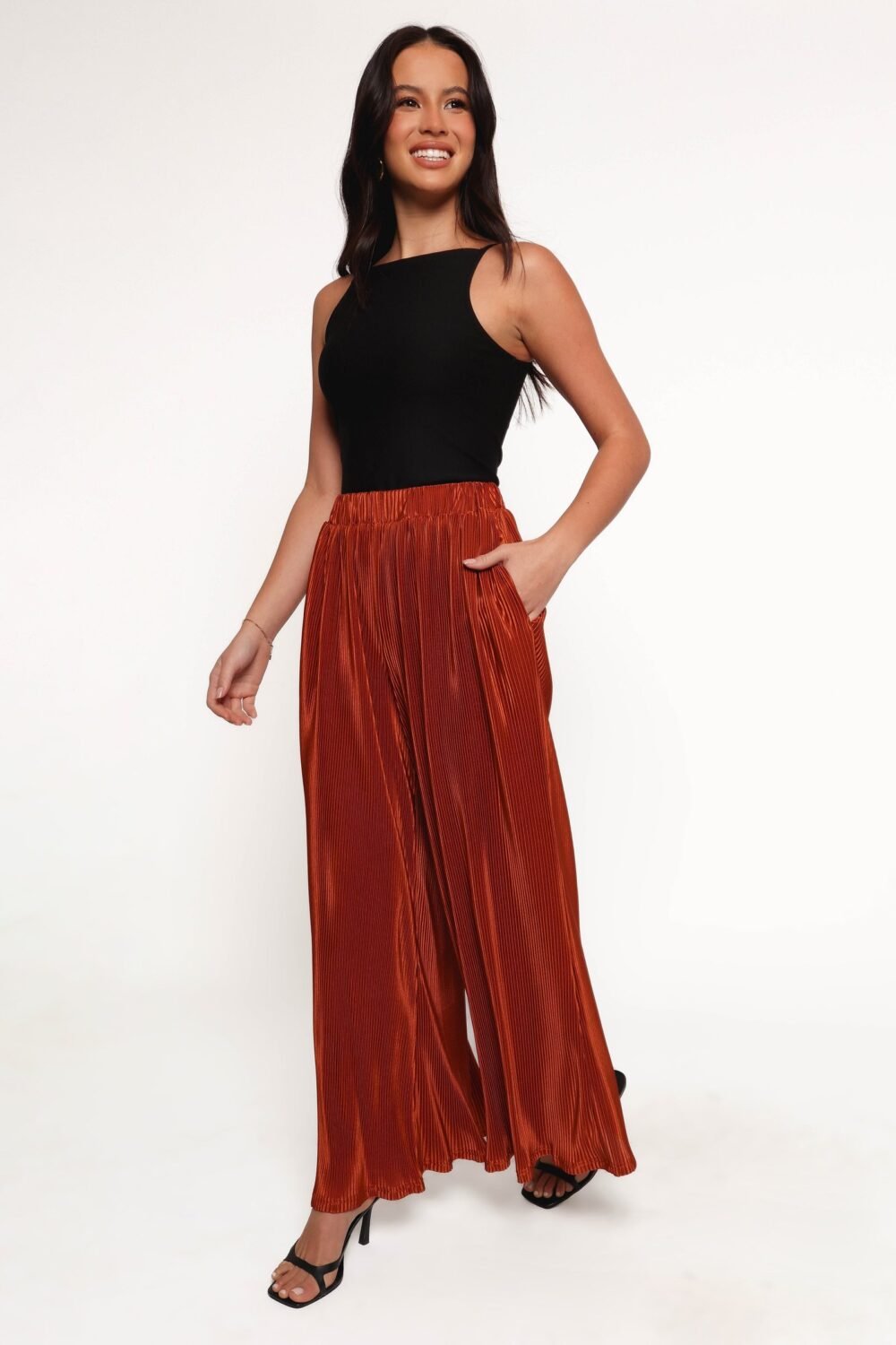 Wide Pant - Burnt Orange - Image 4
