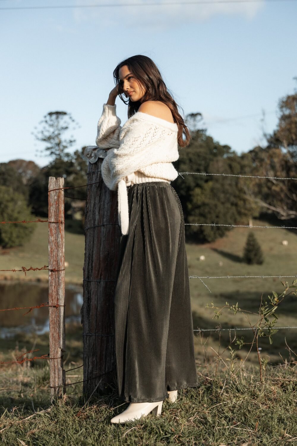 Wide Pant - Olive - Image 2