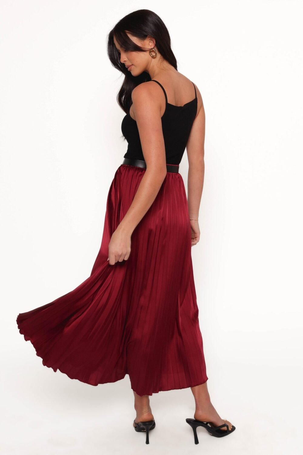 Maxi Skirt - Burgundy - Image 6